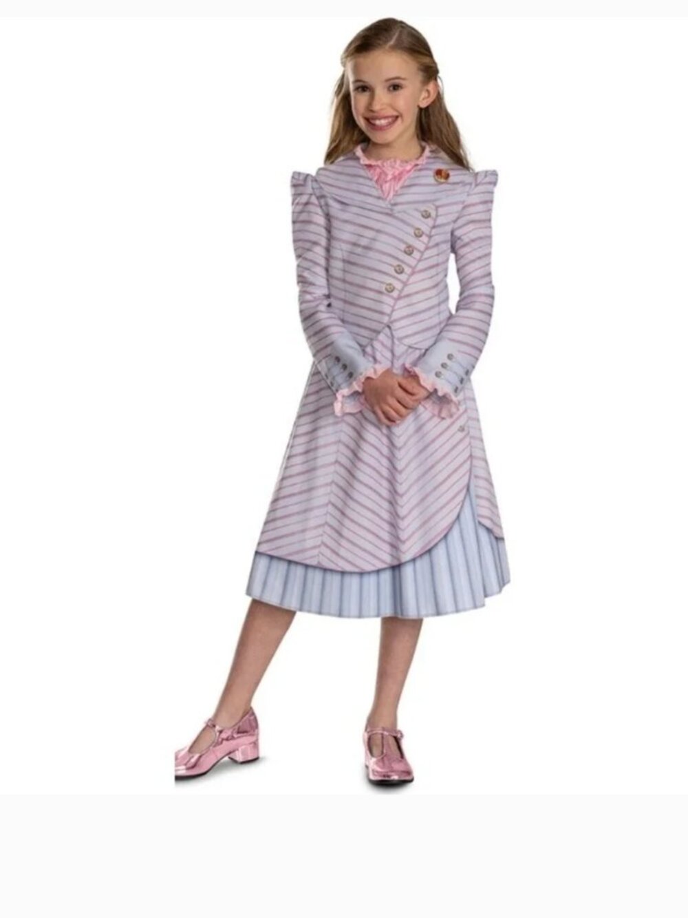 Wicked Glinda University Halloween Costume 7/8 Dress Movie Musical Girls